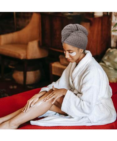 Microfiber Hair Towel Wrap Set - Quick Dry Absorbent Turban for Women & Girls | Anti-Frizz Hair Wrap Towel 2Pcs - Buy Online on GoSupps.com