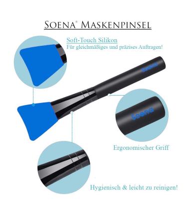 Buy Soena for Men Black Mask 100ml - XXL Activated Charcoal Peel-Off Mask with Brush | Remove Blackheads & Clear Impure Skin - Buy Online on GoSupps.com
