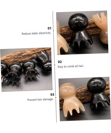 Beavorty 3 STK Octopus Massage Comb | Dandruff Cleaning & Scalp Head Massage Brush | Tingling Tool for Women | Hair Care Handbook - Buy Online on GoSupps.com