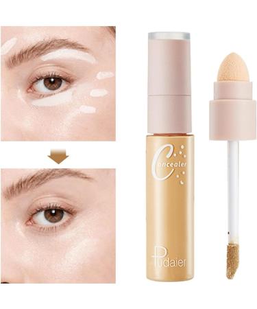 Concealer Stick Double Ended Contouring Highlight Stick Under Eye Concealer and Lightweight Illuminating Facial Cosmetic for Women #02 - Buy Online on GoSupps.com