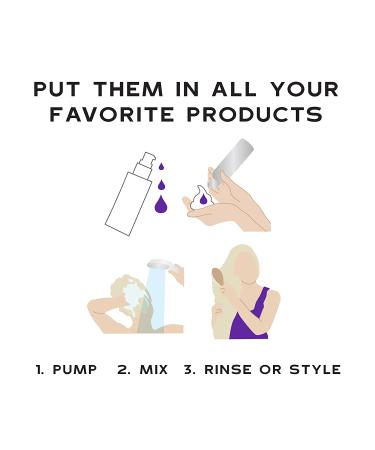 Keracolor Purple Toning Drops - Create Your Own Purple Shampoo for Blonde Hair - 2 Fl. Oz - Buy Online on GoSupps.com