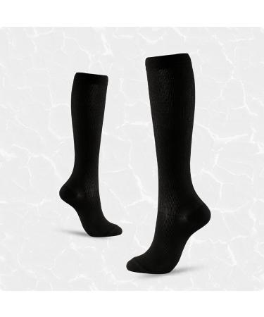Rehomy 7 Pairs Knee-High Compression Stockings for Men & Women | 20-30 mmHg | Ideal for Nurses & Pregnancy | XL Size - Buy Online on GoSupps.com