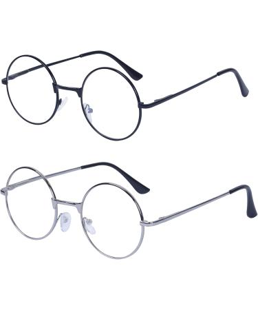 Joxigo 4 St ck Retro Runde Lesebrillen f r M nner & Frauen Klare Linsen Metallrahmen St rke +2.5 Ideal f r 60-64 Jahre - Buy Online on GoSupps.com