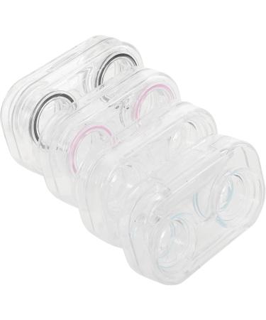 Solustre 16-Piece Contact Lens Container Cleaning Tools Set - Travel Storage with Clear Stand & Makeup Mirror - Bulk Available - Buy Online on GoSupps.com