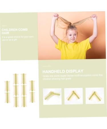 Beavorty 10 Pi ces Peigne de Massage Plastique Lot de Outil de Soins Capillaires Double Sided Stimule la Circulation Sanguine et Maux de T te limine Pellicules Design Durable et Pratique - Buy Online on GoSupps.com