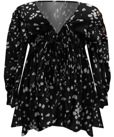 Buy Women's Autumn Sweater - Irregular V-neck Long-Sleeve Top | Sexy Black XL Fashion - Buy Online on GoSupps.com