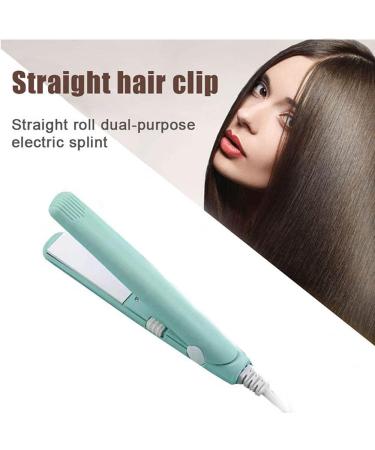 Mini Hair Straightener 2 in 1 Flat Iron - Travel Size for Short & Long Hair - Green - Buy Online on GoSupps.com
