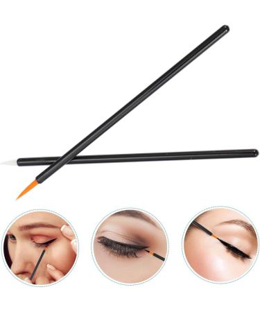 BELLIFFY 100pcs Disposable Eyelash Brush Cosmetic Brush Makeup Eyeliner Flat Eyeliner Brush Plastic - Buy Online on GoSupps.com