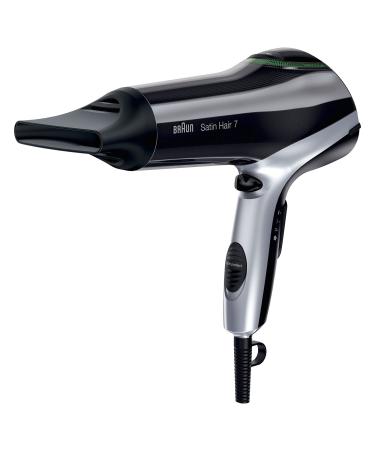 Brown Satin Hair 7 hair dryer professional hair dryer with iontec styling nozzle and diffuser HD730 1 piece black hairdryer + diffuser single - Buy Online on GoSupps.com