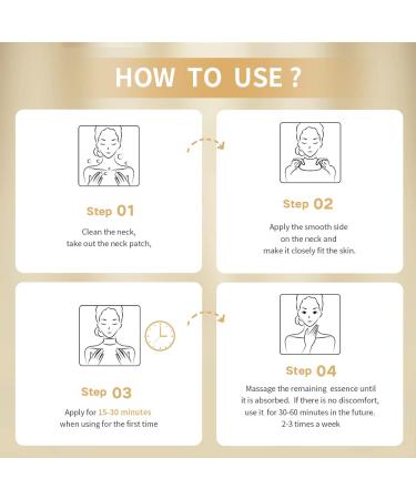 ROUSE Neck Anti-Wrinkle Pads 5pcs - Collagen Gold Neck Patches for Firming & Nourishing | Neck Lift Mask for Fine Lines Removal & Hydration - Buy Online on GoSupps.com