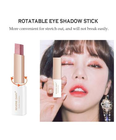Miniling 6 Colors Gradient Eyeshadow Stick Set - Shimmer Double Colour Eye Shadow Makeup Pen for Women - Buy Online on GoSupps.com