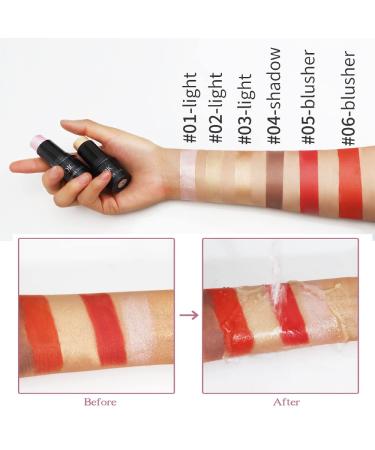 Versatile Natural Make-Up Pen - Cream Rouge Highlighter & Moisturizer for Cheeks Lips & Eyes - Perfect for Mature Skin | 6g (1 Pack) - Buy Online on GoSupps.com