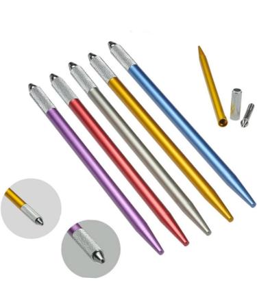 Hemoton 12 Pcs Permanent Eyebrow Pen Eyebrow Pen Microblade Microblading Pen Embroidery Pen Make up - Buy Online on GoSupps.com