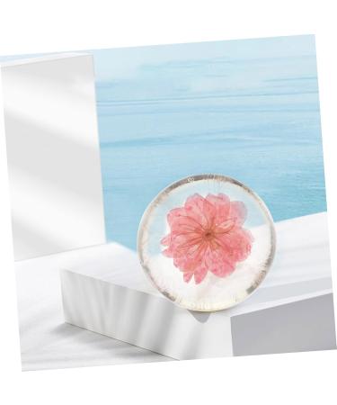 FRCOLOR Flower Soap 1pc Transparent Soap Pink Makeup Party Favors Soap French Bar Soap Flower Essential Oil Soap Face Washing Soap Scented Soap Shower Soap Face Soap Essence Clean - Buy Online on GoSupps.com