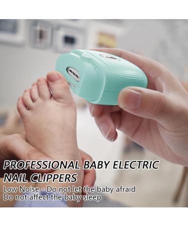 iFutniew Electric Nail Clipper Portable Automatic Nail Clippers for Adults Electric Nail Clippers Green Easy to Use - Buy Online on GoSupps.com