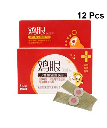Healifty 12PCS Corn Remover Pads - Toe Corn and Callus Removal Treatment with Cushioning Protection - Buy Online on GoSupps.com
