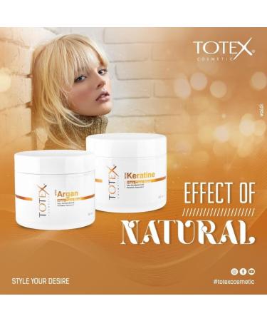 Totex KERATIN Masque de soin des cheveux 500 ml | Masque capillaire la k ratine | Traitement masque capillaire | Masque la k ratine pour cheveux fins et secs ab m s - Buy Online on GoSupps.com