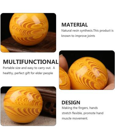 Lurrose 6 STK Health Balls - Sea Pasture Lacrosse Massage Balls for Deep Tissue Relaxation & Yoga Massage - Natural Resin Synthesis - Buy Online on GoSupps.com