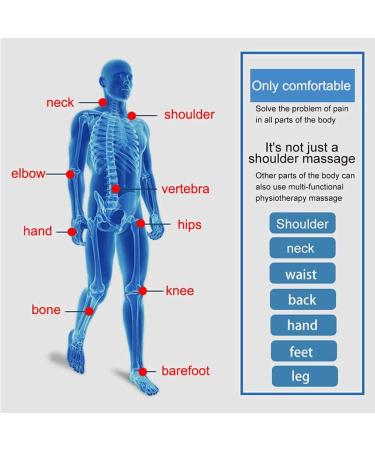 Lhlyl-DP Shock Wave Therapy Massager - 12 Pulse Modes for Plantar Fasciitis Heel Pain Tendon Inflammation & Elbow Pain - Portable & Effective Relief - Buy Online on GoSupps.com