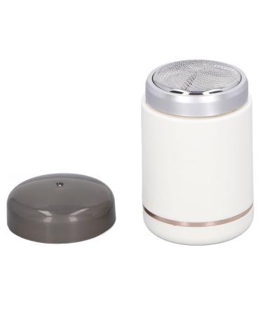 Mini Beard Trimmer - Rechargeable LED Electric Cutter 6000RPM Portable Travel Size (White - Buy Online on GoSupps.com