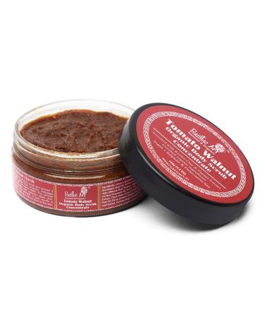 Tomato Walnut Body Scrub Concentrate | Foaming Cleanser with Coconut Nectar & Turmeric | Hydrating Exfoliation for Glowing Skin | 3.5 Oz - Shop Now - Buy Online on GoSupps.com