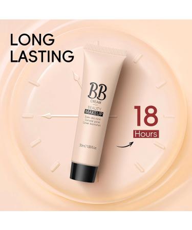 30ml Moisturizing BB Cream Foundation For Makeup | Nourishing Lotion Sunlight Blocking Cosmetics - Helps To Improve Skin Texture & Radiance(B#) Brighten skin tone - Buy Online on GoSupps.com