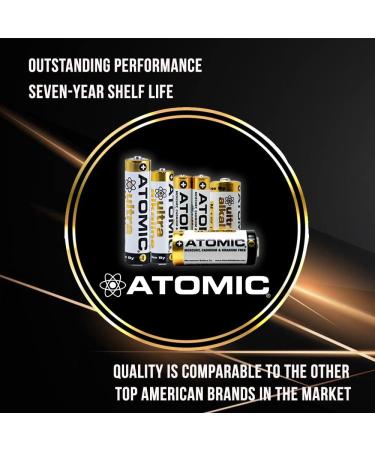 Buy ATOMIC AAA Battery 1.5V Ultra Alkaline LR03 AM4 - Bulk Pack of 24 - Long Lasting Power for Electronics - Buy Online on GoSupps.com