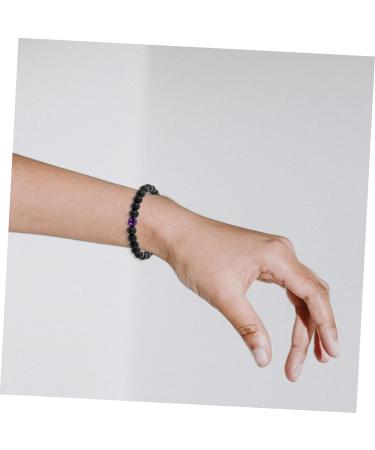SHERCHPRY 2Pcs Stone Bracelet wealth bracelet bead bracelet ethnic bracelet braided couples bracelets fortune bracelet feng wear-resistant stone rock and roll frosted stone lovers - Buy Online on GoSupps.com