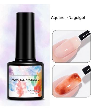 Floral Gel - Floral Angel for Nail Design - Full Application Personal Care Supplies Diffusing Nail Paint Effects - Accessory for Women and Girls - Buy Online on GoSupps.com