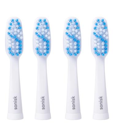 Sonisk Pulse | Electric Toothbrush Heads | 4X Replacement Heads Pulse | 31 000 Strokes Per Minute