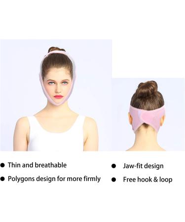 Facial Slimming Strap for Eliminates Wrinkles Prevent Mouth Breathing V Face Slimming Belt Contour Tightening Chin Lift Up Double Chin Reducer (L) - Buy Online on GoSupps.com