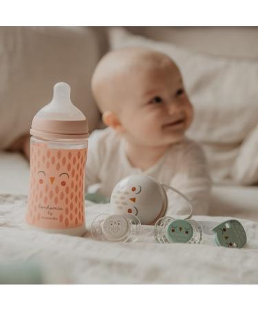 Suavinex Newborn Gift Set | Green Pacifier 0-6 Months Duo Box & Chain - Perfect Baby Shower Gift - Buy Online on GoSupps.com