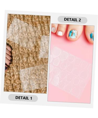  SKISUNO 100 Sheets of Adhesive Stickers for Fake Glue Double-Sided Gel Adhesive Practical and Secure for Women and Girls - Buy Online on GoSupps.com