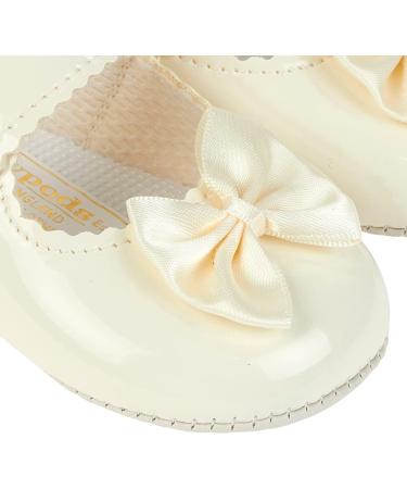 Early Days Baypods Baby Girl Soft Soled Pre Walker Shoes - Ivory Patent (1 UK Child) - Made in England - Buy Online on GoSupps.com