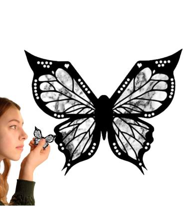 Eye Liner Template for Eye Wings Makeup Template Accurate Eyeliner Template Accurate Reusable Quick Waterproof Template for Professionals Women Girls Home Travel