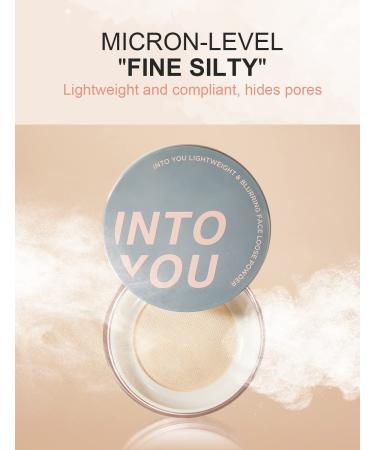 INTO YOU Matte Banana Setting Powder - Translucent Oil Control Pressed Powder 0.35oz - Buy Online on GoSupps.com