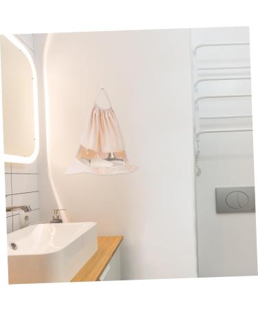 Baluue 2 Pcs Hair Dryer Storage Bag Drawstring Storage Bags with Window Travel Drawstring Bag Pvc Beige - Buy Online on GoSupps.com