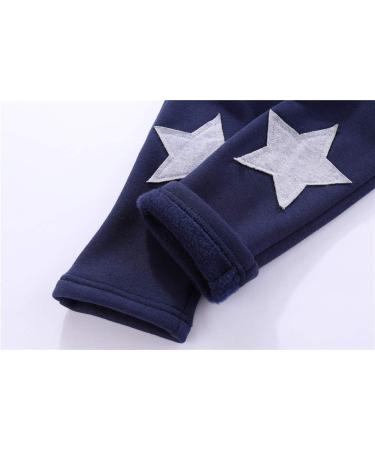 Mud Kingdom Little Boys Fleece Pants | Warm Winter 18-24 Months | Stars Navy Blue - Buy Online on GoSupps.com