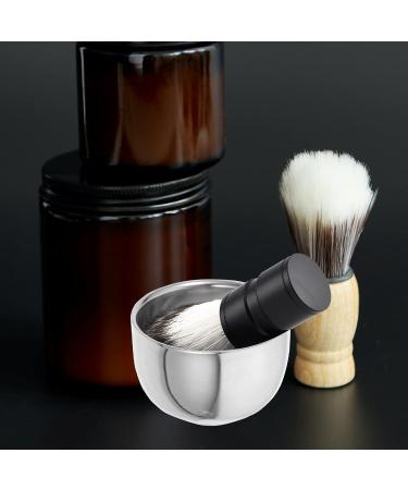 Fomiye Stainless Steel Razor Shell Shaving Cup - Large Capacity Ceramic Foam Cup for Men | Portable Shaving Essentials - Buy Online on GoSupps.com