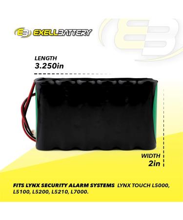 Exell 7.2V NiCD Back-Up Battery (2000 mAh) for Security Alarm Systems - Reliable International Shipping - Buy Online on GoSupps.com