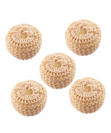 Didiseaon 5pcs Bath Ball Sisal Bath Sponge Bath Loofahs Natural Bath Sponge Sponges for Body Natural Sisal Sponge Bath Scrubber Esponjas Para El Cuerpo Sisal Shower Take a Bath Tub