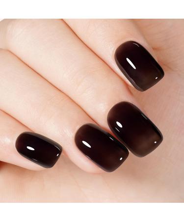 TOMICCA Gelee UV Nagellack 15ml Transparent Soak Off Gel Lacquer f r UV LED Manik re Schwarz | Internationaler Versand - Buy Online on GoSupps.com