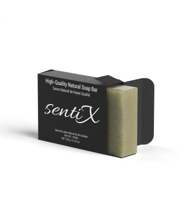 Natural Green Tea and Lemongrass Soap Bar 120g (4.2 oz) Organic Vegan Olive Oil