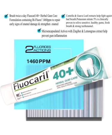 40+ Herbal Gum Care - Ageless Oral Health Protection | 160g International Shipping - Buy Online on GoSupps.com
