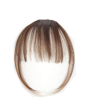 Natural Synthetic Hair Flat Bangs/Fringe Mini Hair Bangs Fashion one Clip-in Hair Extension(Light Brown) - Buy Online on GoSupps.com