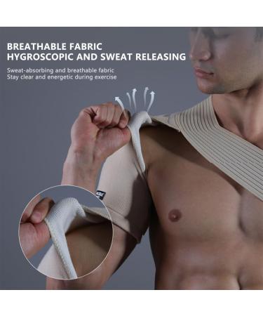 Men Women Sports Compression Shoulder Straps Fit The Shoulder Curve Breathable Shoulder Straps Suitable for Torn Rotator Cuff Default - Buy Online on GoSupps.com