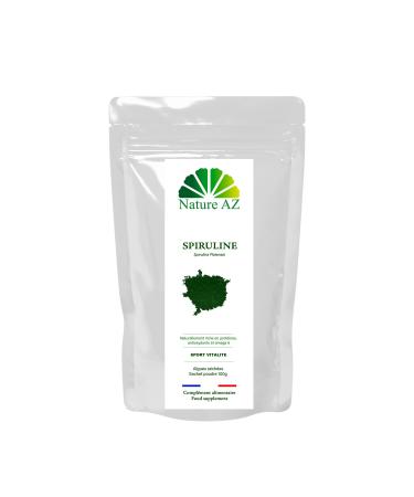SPIRULINA | Antioxidant | Sports Training | Iron | Protein | Sleep | Powder Bag 100g | Made in Occitania | Nature AZ