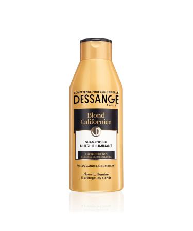 DESSANGE - Californian Blonde Nutri-Illuminating Shampoo - Formula Enriched With Manuka Honey - Nourishes Illuminates & Protects - For Blonde Colored Or Bleached Hair - 250 ml