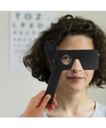 2pcs Eye Occluder Handheld for Ophthalmologists Orthoptists Eyesight Test Tool Eye Exam Tools black - Buy Online on GoSupps.com