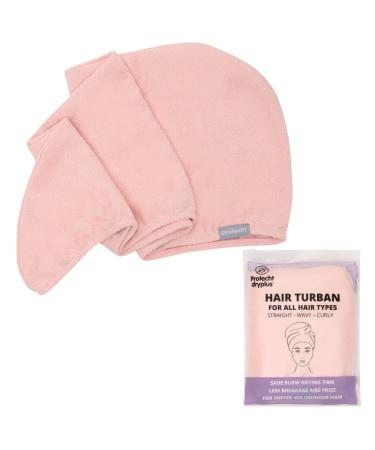 PROTECHT DRYPLUS Super Absorbent Microfibre Hair Turban - Gossamer Pink